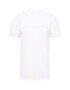 Abercrombie & Fitch Tricou gri deschis / alb - Pled.ro