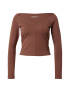 Abercrombie & Fitch Tricou maro caramel - Pled.ro