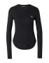 Abercrombie & Fitch Tricou negru / alb - Pled.ro