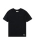 Abercrombie & Fitch Tricou negru / alb - Pled.ro