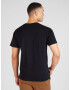 Abercrombie & Fitch Tricou negru / alb - Pled.ro