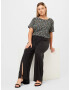 ABOUT YOU Curvy Pantaloni ' Caro ' gri metalic - Pled.ro