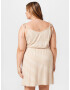 ABOUT YOU Curvy Rochie 'Katharina' bej deschis / alb - Pled.ro