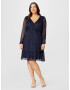 ABOUT YOU Curvy Rochie 'Mette' bleumarin / argintiu - Pled.ro