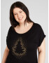 ABOUT YOU Curvy Tricou 'Christina' auriu / negru - Pled.ro