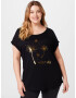 ABOUT YOU Curvy Tricou 'Cindy' negru - Pled.ro