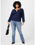 ABOUT YOU Curvy Tricou 'Jeanina' albastru închis - Pled.ro