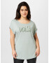 ABOUT YOU Curvy Tricou 'Justine' verde mentă - Pled.ro