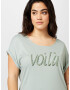 ABOUT YOU Curvy Tricou 'Justine' verde mentă - Pled.ro