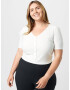 ABOUT YOU Curvy Tricou 'Katharina' alb - Pled.ro