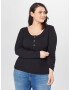 ABOUT YOU Curvy Tricou 'Rosa' negru - Pled.ro