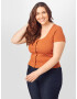 ABOUT YOU Curvy Tricou 'Samara' maro coniac - Pled.ro