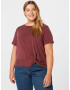 ABOUT YOU Curvy Tricou 'Silva' maro ruginiu - Pled.ro