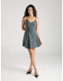 ABOUT YOU Rochie 'Evelyn' gri / verde închis - Pled.ro