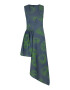 ABOUT YOU REBIRTH STUDIOS Rochie de cocktail 'Liv' albastru / verde - Pled.ro