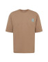 ABOUT YOU Tricou 'Arda' albastru aqua / maro deschis - Pled.ro