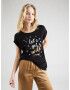 ABOUT YOU Tricou 'Betty' auriu / negru / argintiu - Pled.ro