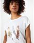 ABOUT YOU Tricou 'Carlene' alb - Pled.ro