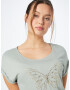 ABOUT YOU Tricou 'Charlotta' auriu / verde pastel - Pled.ro