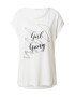 ABOUT YOU Tricou 'Silene' negru / argintiu / alb - Pled.ro