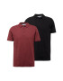 ABOUT YOU Tricou 'Sinan Shirt' roșu bordeaux / negru - Pled.ro