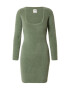 ABOUT YOU x Laura Giurcanu Rochie tricotat 'Alara' verde - Pled.ro