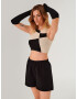 ABOUT YOU x Swalina&Linus Top 'Leandra' crem / negru - Pled.ro