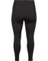 Active by Zizzi Pantaloni sport 'Abasic' negru / alb - Pled.ro