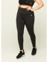 Active by Zizzi Pantaloni sport 'Abasic' negru / alb - Pled.ro