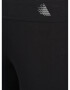 Active by Zizzi Pantaloni sport 'Abasic' negru / alb - Pled.ro