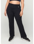 Active by Zizzi Pantaloni sport 'Abasic' negru / alb - Pled.ro