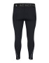 Active by Zizzi Pantaloni sport 'ADOLY' negru / alb - Pled.ro