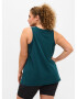 Active by Zizzi Sport top verde smarald / alb - Pled.ro