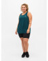 Active by Zizzi Sport top verde smarald / alb - Pled.ro