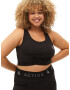 Active by Zizzi Sutien sport negru / alb - Pled.ro