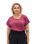 Active by Zizzi Tricou funcțional 'ABASIC' gri / albastru violet - Pled.ro