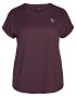 Active by Zizzi Tricou funcțional roșu burgundy / alb - Pled.ro