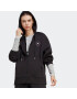 ADIDAS BY STELLA MCCARTNEY Bluză cu fermoar sport negru / alb - Pled.ro