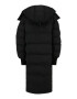 ADIDAS BY STELLA MCCARTNEY Geacă fâș 'Long Padded Winter' negru / alb - Pled.ro