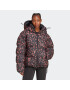 ADIDAS BY STELLA MCCARTNEY Geacă outdoor 'Mid- Printed Padded' portocaliu somon / negru - Pled.ro