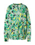 ADIDAS BY STELLA MCCARTNEY Hanorac sport 'Floral Print' galben / verde / negru / alb murdar - Pled.ro