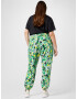 ADIDAS BY STELLA MCCARTNEY Pantaloni sport 'Printed ' galben / verde deschis / negru / alb - Pled.ro