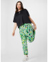 ADIDAS BY STELLA MCCARTNEY Pantaloni sport 'Printed ' galben / verde deschis / negru / alb - Pled.ro