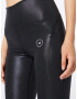 ADIDAS BY STELLA MCCARTNEY Pantaloni sport 'Shiny Cycling' negru / alb - Pled.ro