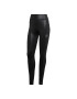 ADIDAS BY STELLA MCCARTNEY Pantaloni sport 'Shiny ' negru / alb - Pled.ro