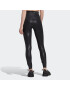 ADIDAS BY STELLA MCCARTNEY Pantaloni sport 'Shiny ' negru / alb - Pled.ro