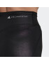 ADIDAS BY STELLA MCCARTNEY Pantaloni sport 'Shiny ' negru / alb - Pled.ro