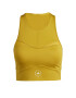 ADIDAS BY STELLA MCCARTNEY Sport top galben muștar / alb - Pled.ro