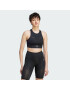 ADIDAS BY STELLA MCCARTNEY Sport top negru / alb - Pled.ro