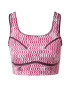 ADIDAS BY STELLA MCCARTNEY Sport top 'Truepurpose Printed' roz închis / negru / alb - Pled.ro